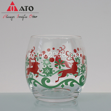 Christmas Deer Custom Design Beer Glass Copo